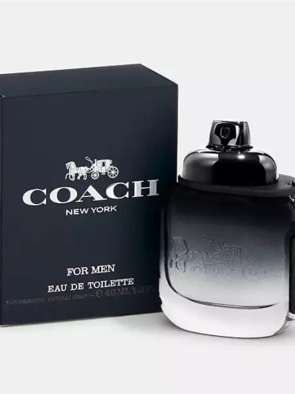 Coach New York For Men Eau de Toilette – Black and Gray Gradient Bottle
